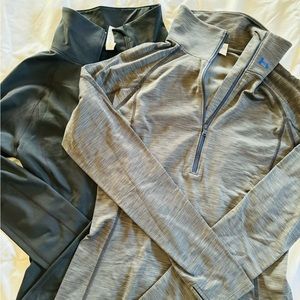 Bundle of Like New Under Armour Heat Gear Quarterzips